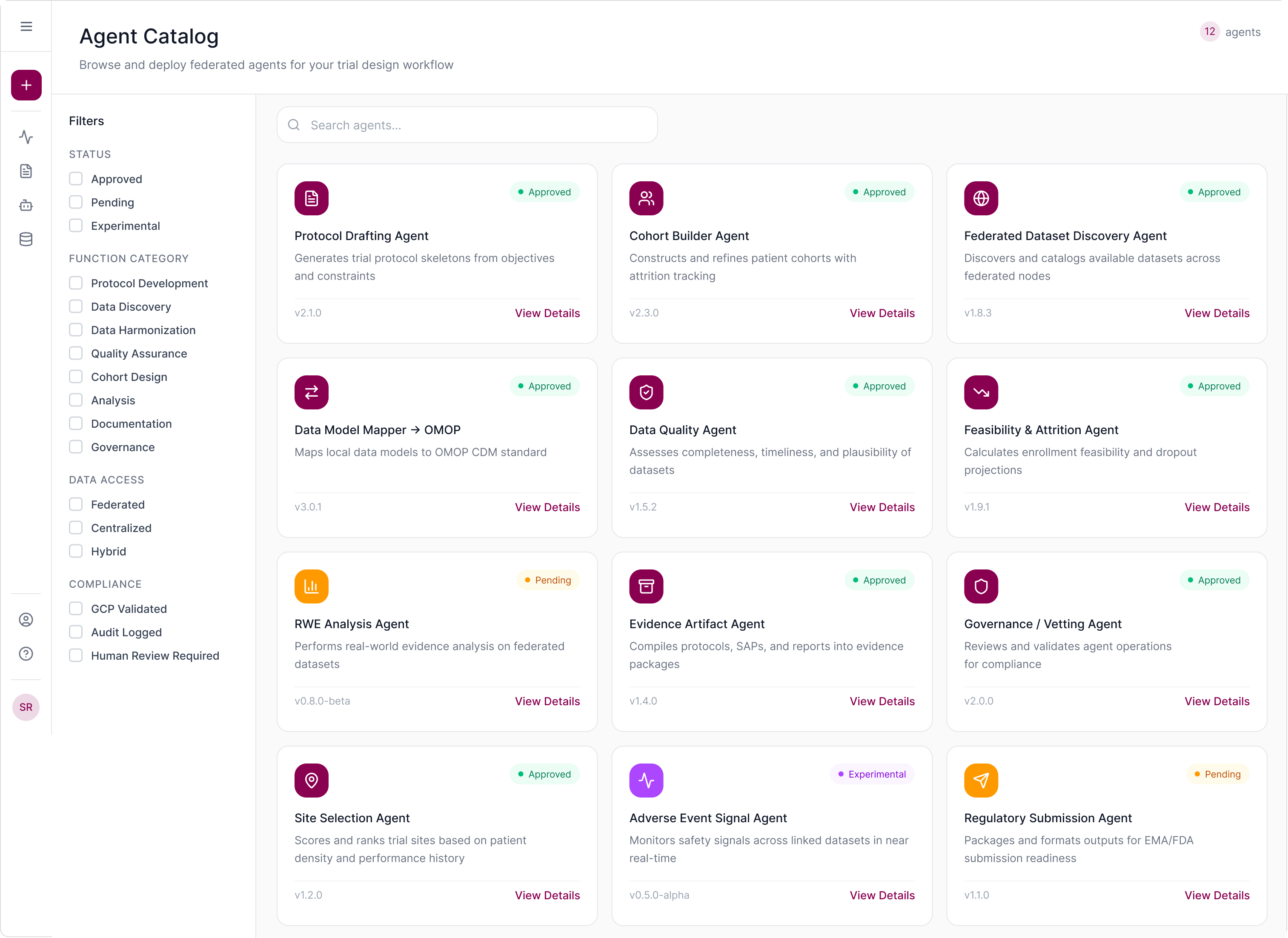 Clinical Trial Design Platform, AstraZeneca — screen 18